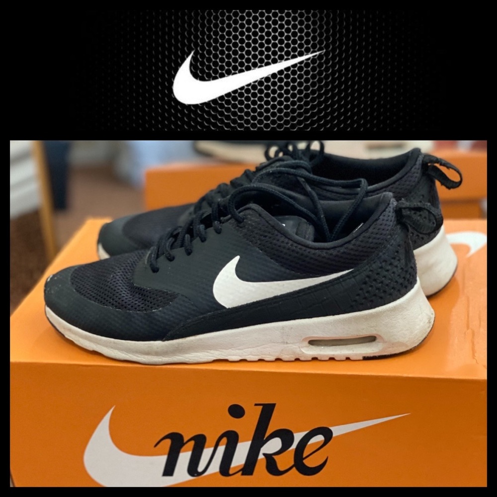Black and white Nike